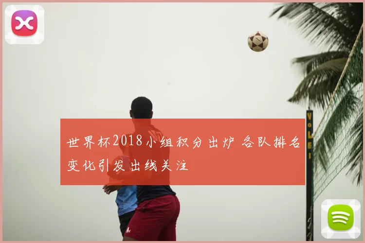 世界杯2018小组积分出炉 各队排名变化引发出线关注
